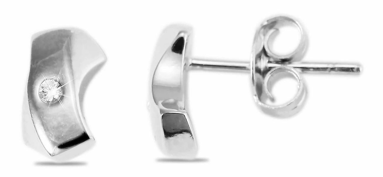Adelia´s Paar Ohrhänger "Damen Ohrringe – Ohrstecker aus 925 Silber mit Zir günstig online kaufen