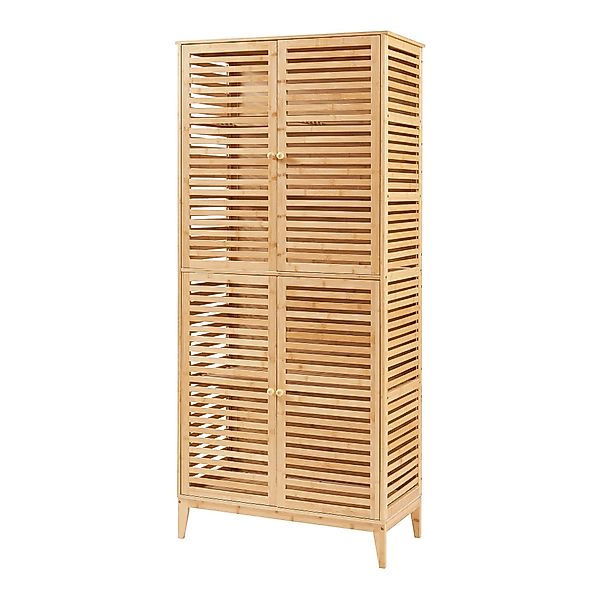 en.casa Mehrzweckschrank Badezimmerschrank »Raurgela« 180x80x40 cm günstig online kaufen