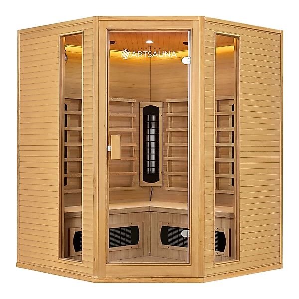 Artsauna Infrarotkabine Wärmekabine Nyborg E150K mit Keramik Flächenstrahle günstig online kaufen