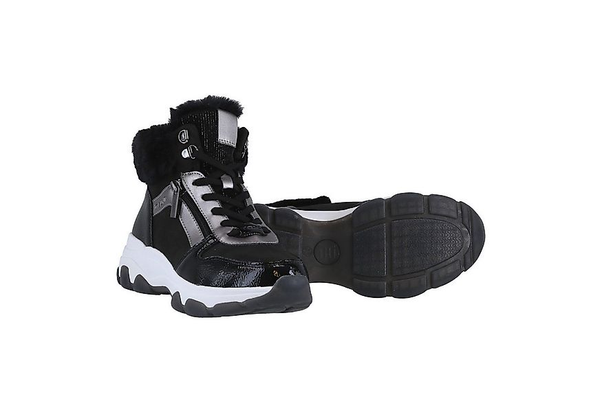 BAGATT D31-ANX51-5755 (gefüttert) schwarz/metallic Damen Winterstiefel günstig online kaufen