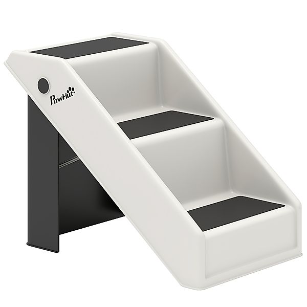 PawHut Hundetreppe 3 Stufen 36,5 cm Hoch Haustiertreppe für Kleine Hunde kl günstig online kaufen