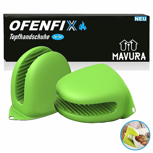 MAVURA Topfhandschuhe OFENFIX Mini Ofenhandschuhe Silikon günstig online kaufen