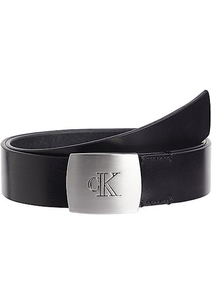 Calvin Klein Jeans Ledergürtel "LEATHER CLAMP BUCKLE 38MM", mit Logoprägung günstig online kaufen