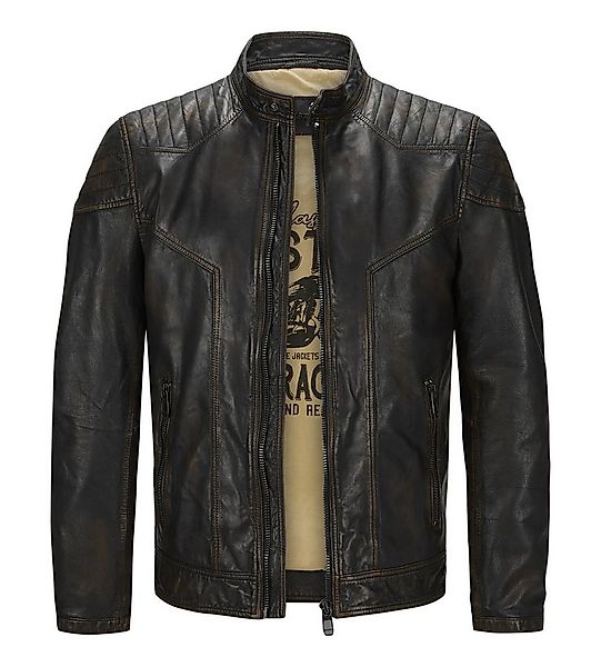 Milestone Lederjacke MSArlington Handgewachstes Lammleder Vintage-Optik Mar günstig online kaufen