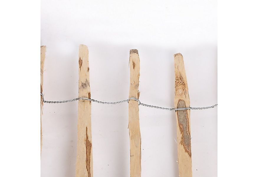 Home4Living Staketenzaun Staketenzäune 5m Holzzaun Teichumrandung Gartenzau günstig online kaufen