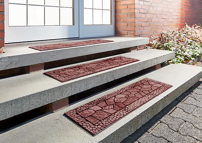 Andiamo Stufenmatte »Outdoor, 2er Set«, rechteckig, 6 mm Höhe, Outdoor-Stuf günstig online kaufen