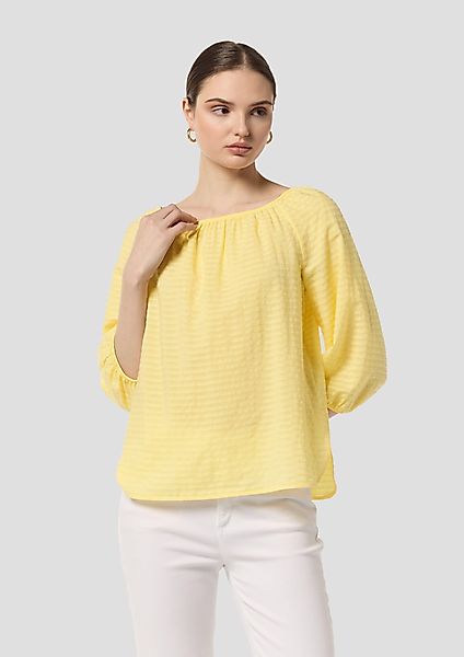 comma casual identity 3/4-Arm-Shirt Off-Shoulder-Bluse aus günstig online kaufen