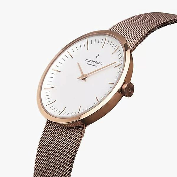 Armbanduhr Infinity Roségold - Mesharmband Roségold günstig online kaufen