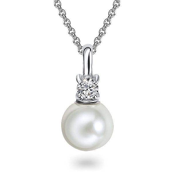 Rafaela Donata Silberkette silber, mit Muschelkernperle günstig online kaufen