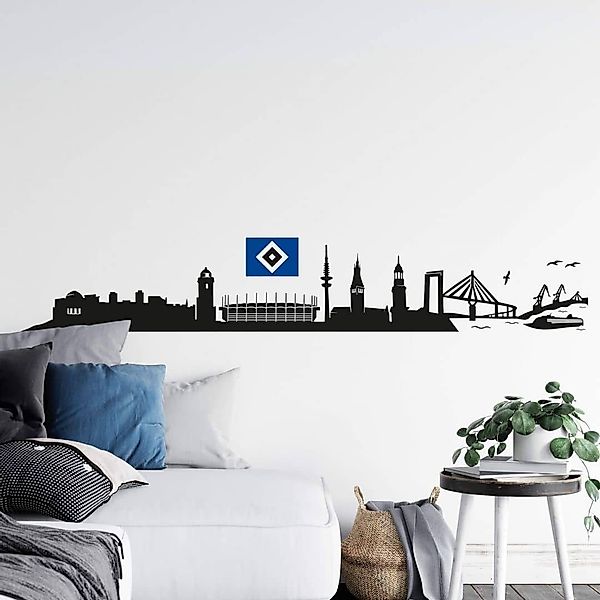 Hamburger SV Wandtattoo Fußball Wandtattoo Hamburger günstig online kaufen