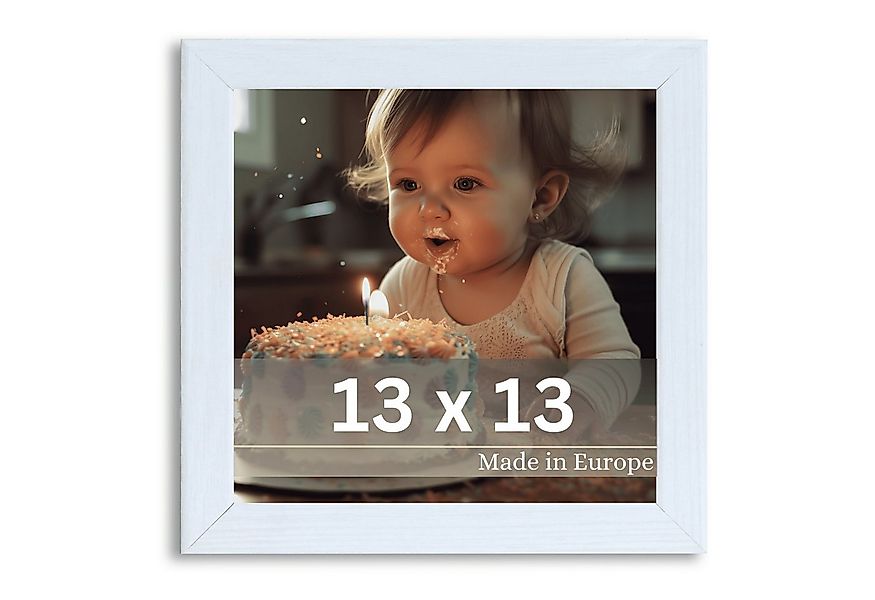 Victor (Zenith) Bilderrahmen Klee, Bilderrahmen Weiß 13x13 cm, Bilderrahmen günstig online kaufen