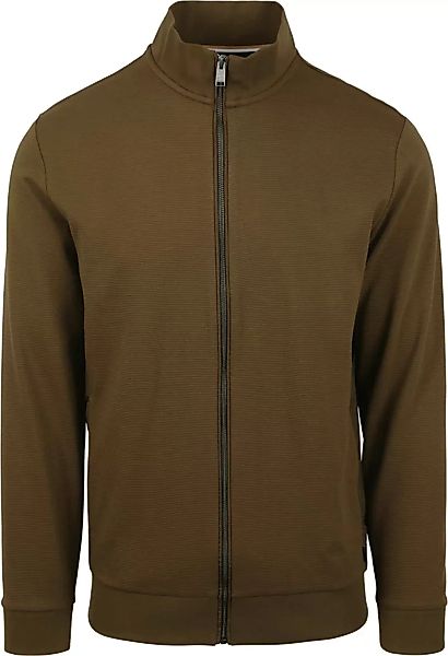 BOSS Shepherd Sweaterjacke Dunkelgrün - Größe M günstig online kaufen