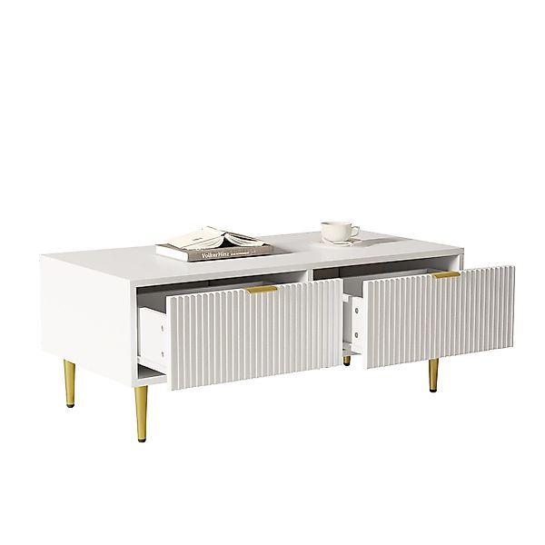 HAUSS SPOLE Couchtisch mit Golddekoration, 2 günstig online kaufen