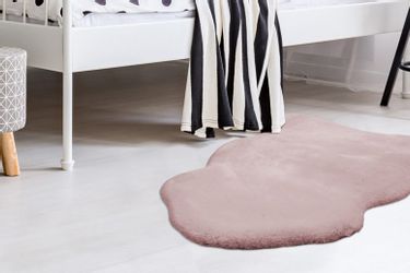 Arte Espina Fellteppich "Rabbit 200" fellförmig 35 mm Höhe Kunstfell, Kanni günstig online kaufen