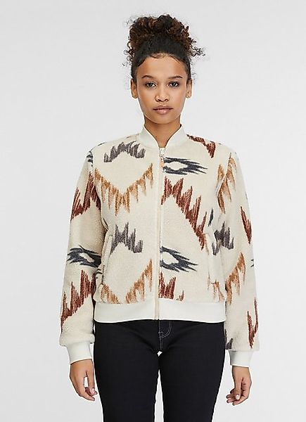 Ragwear Sweatjacke CAIRRO AZTEC aus weichem Teddy Plüsch und Allover Azteke günstig online kaufen