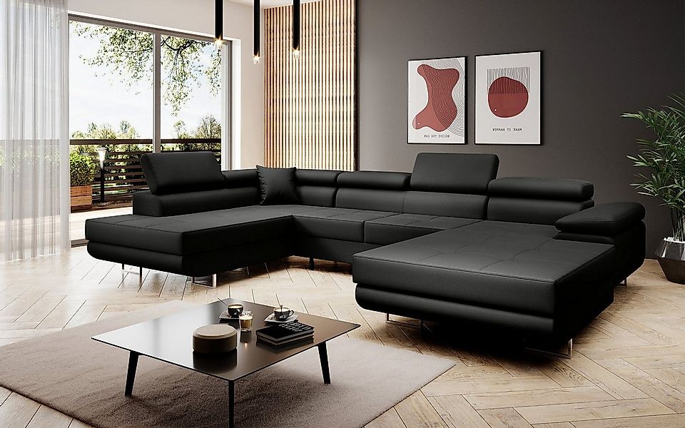Luxusbetten24 Schlafsofa Designer Sofa Lago, mit Stauraum und Schlaffunktio günstig online kaufen
