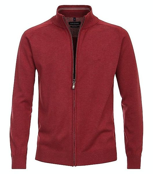 CASAMODA Strickjacke 004450 Pima-Baumwolle Stehkragen Normale Passform günstig online kaufen