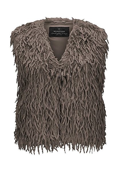 Milestone Fellimitatweste MSMichelle Damen Kunstfellweste elegant, feminin günstig online kaufen