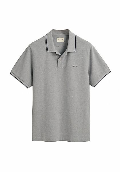 Gant Tipping Piqué Poloshirt Navy - Größe XL günstig online kaufen