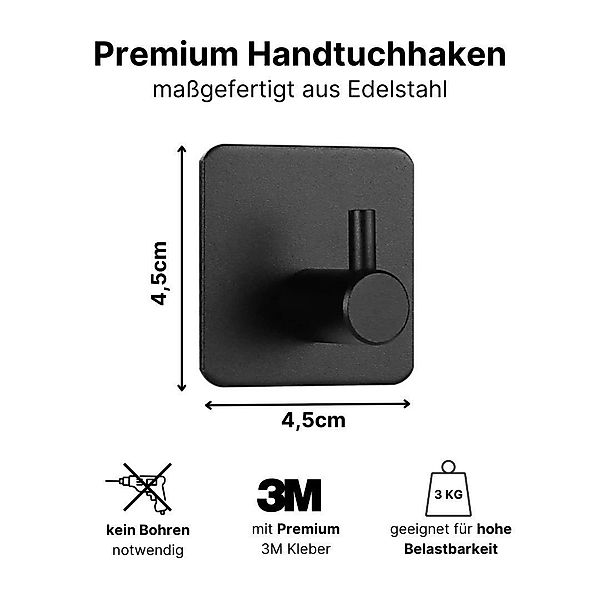 LIVINA HOME Handtuchhaken Haken selbstklebend Bad günstig online kaufen