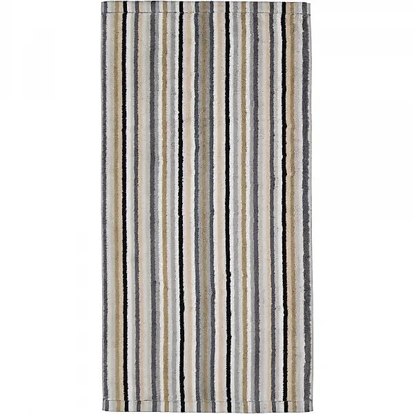 Cawö - Life Style Streifen 7048 - Farbe: 37 - kiesel - Handtuch 50x100 cm günstig online kaufen