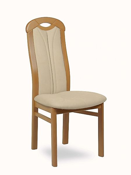 Home affaire 4-Fußstuhl "ALEX, Stuhl,Armlehnstuhl", 2 St., Feinstruktur, St günstig online kaufen