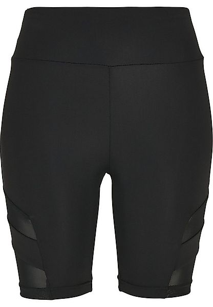 URBAN CLASSICS Stoffhose Urban Classics Damen Ladies High Waist Tech Mesh C günstig online kaufen