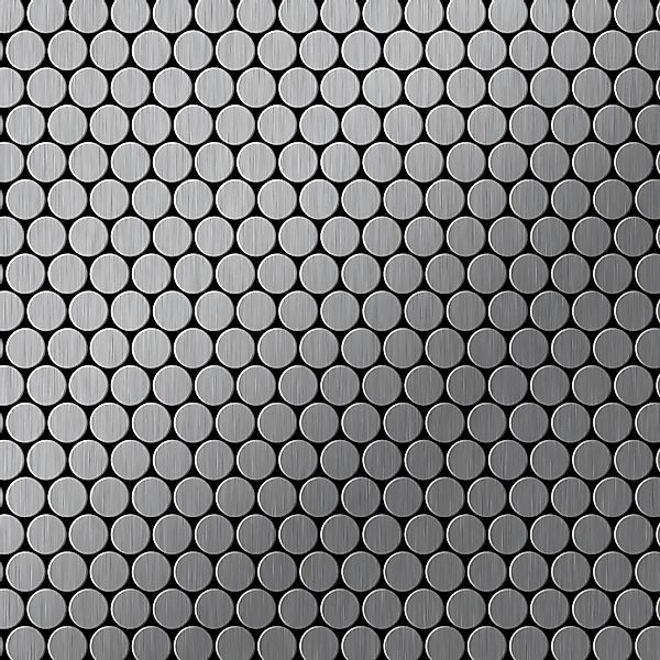 ALLOY Mosaik Fliese Massiv Metall Edelstahl Marine Gebürstet Grau 1,6mm Pen günstig online kaufen