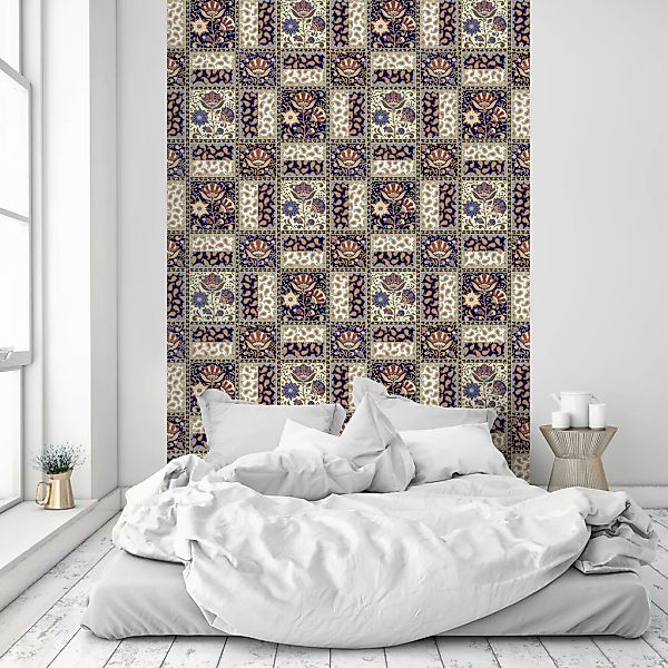 queence Vinyltapete »Malia«, bedruckt-Motiv-botanisch-floral-gemustert-natü günstig online kaufen