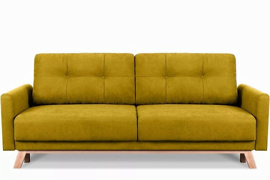 Konsimo Schlafsofa VISNA Sofa 3 Personen, ausziehbare Liegfläche 193×146 günstig online kaufen