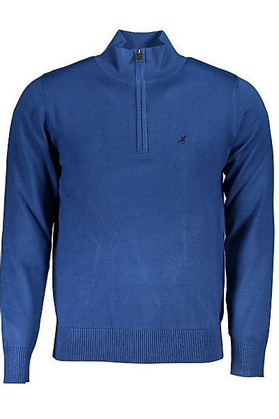 U.S. GRAND POLO Strickpullover Elegantes Herrenhemd Blau: Langarmshirt mit günstig online kaufen