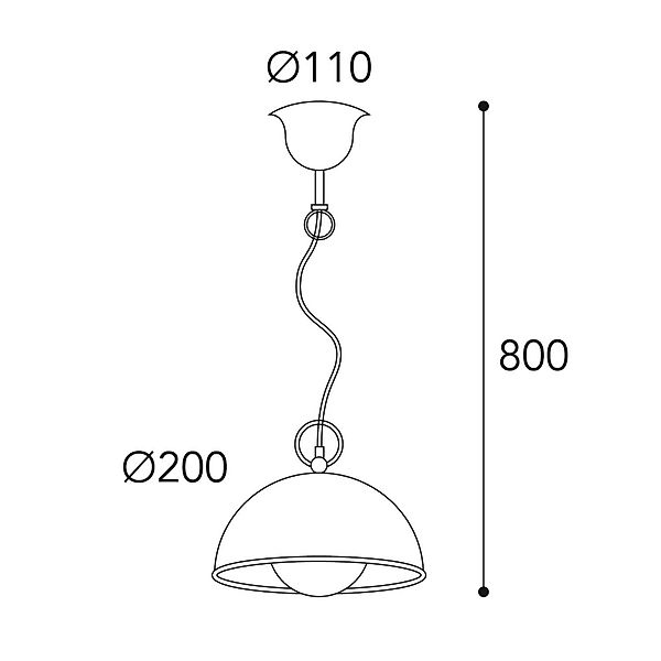 Hängeleuchte Circle gold / messing antik, Ø20cm günstig online kaufen