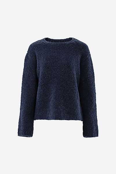 Rundhalspullover aus Teddy-Strick günstig online kaufen