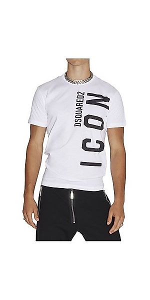 Dsquared2 Print-Shirt Dsquared2 Icon Cool T-Shirt Weiß Herren XL günstig online kaufen