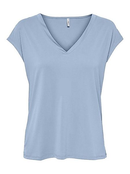 ONLY T-Shirt Basic mit V-Ausschnitt, kurze Ärmel ONLFREE LIFE S/S MOD.V-NEC günstig online kaufen