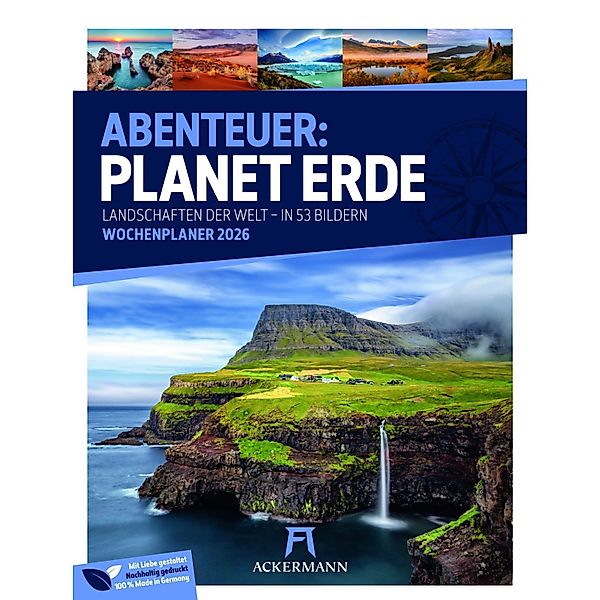Planet Erde - Landschaften der Welt - Wochenplaner Kalender 2026 günstig online kaufen