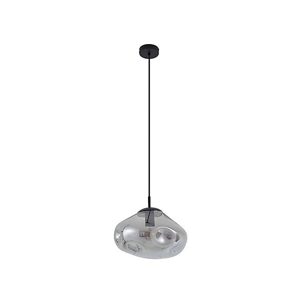 Lindby Pendelleuchte Lelia 10035738 Design Modern in Alu aus Glas 1-flammig günstig online kaufen