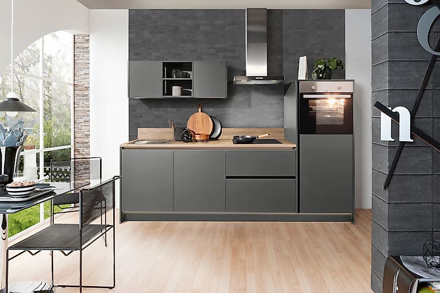 KOCHSTATION Küche "KS-Sakura, vormontiert, mit Vollauszügen und höhenverste günstig online kaufen