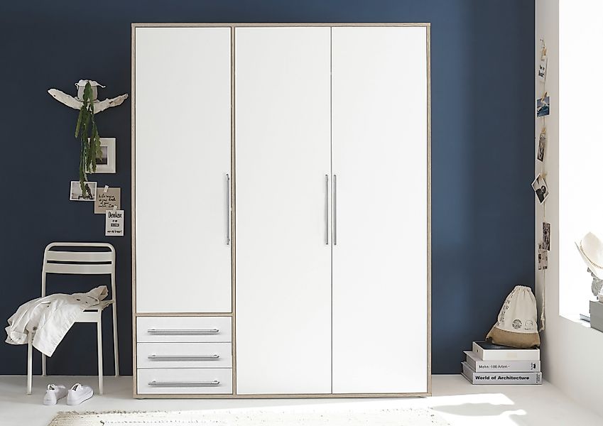 Schlafkontor Drehtürenschrank "Lyss Schrank, Kleiderschrank mit Drehtüren" günstig online kaufen