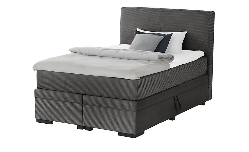 Boxi Boxspringbett mit Bettkasten Boxi Classic ¦ grau ¦ Maße (cm): B: 140 H günstig online kaufen