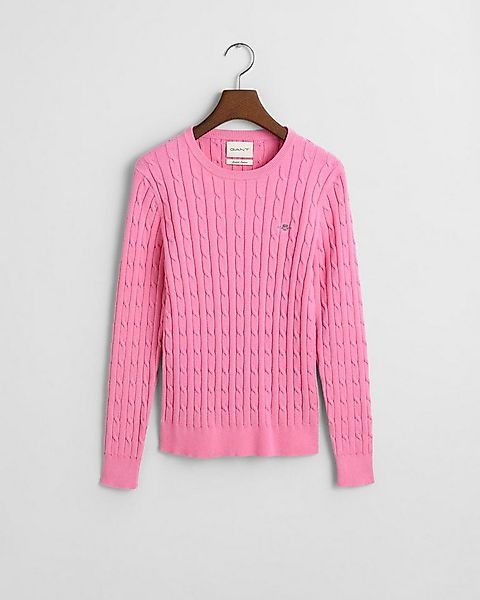 Gant Strickpullover STRETCH COTTON CABLE C-NECK günstig online kaufen
