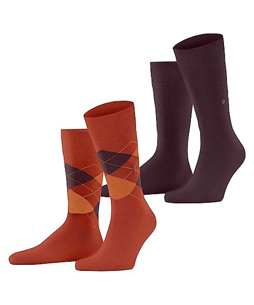 Burlington Socken Everyday Argyle Mix 2-Pack (2-Paar) aus weicher gekämmter günstig online kaufen