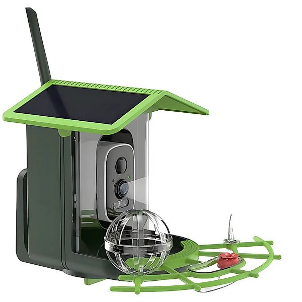 HS.SUPPLY Vogelhaus WLAN-Vogelhaus mit Kamera, KI-Vogelerkennung günstig online kaufen