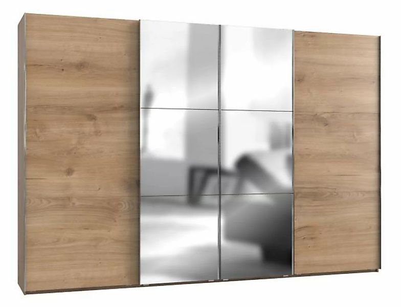 Schwebetürenschrank 4trg mit 2 Spiegel inkl. Syncro-Technik LEVEL36 A von W günstig online kaufen