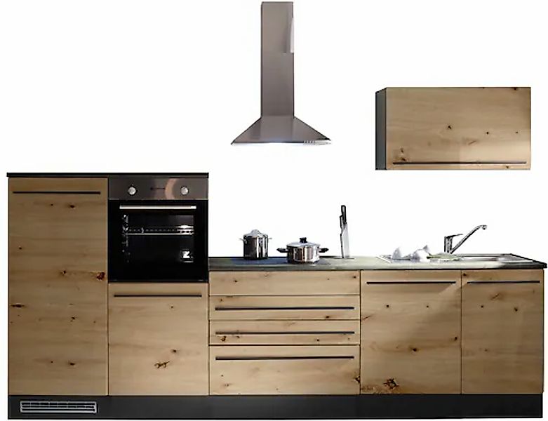 BASIC by Balculina Küchenzeile »Jazz« Breite 320 cm, wahlweise mit E-Geräte günstig online kaufen