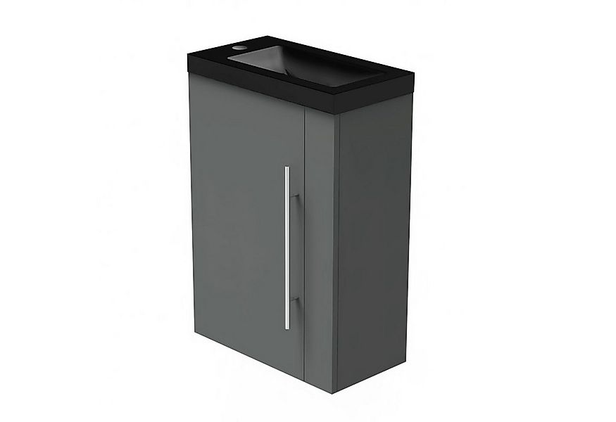 duschspa Waschtisch 45 cm Breite Waschbecken mit Unterschrank Gäste WC, Sch günstig online kaufen