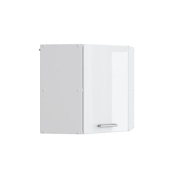 Vicco Eckhängeschrank R-Line, Weiß Hochglanz/Weiß, 57 günstig online kaufen