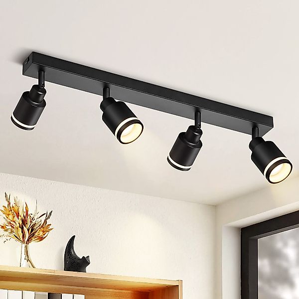 Nettlife Deckenstrahler Schwarz GU10 Schwenkbar Modern günstig online kaufen