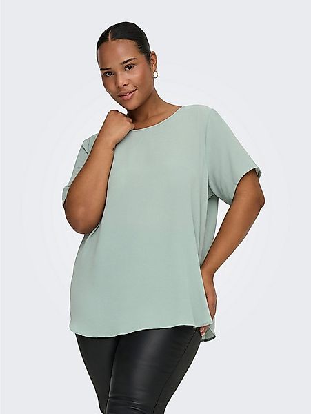 ONLY CARMAKOMA Shirtbluse CARVICA SS TOP WVN NOOS Materialmix, regular fit günstig online kaufen