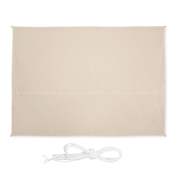 relaxdays Sonnensegel Beiges Sonnensegel rechteckig, 2,5 günstig online kaufen